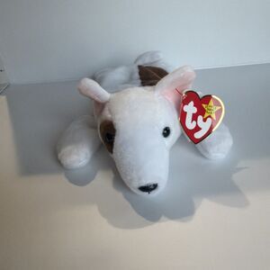 Ty Beanie Baby Butch the Dog, 10/02/98, Tush Tag 1999, New